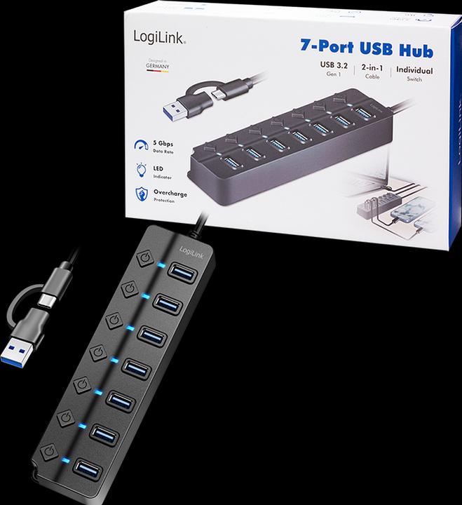 Immagine prodotto LogiLink Controllo (USB-C, 7 Porti)