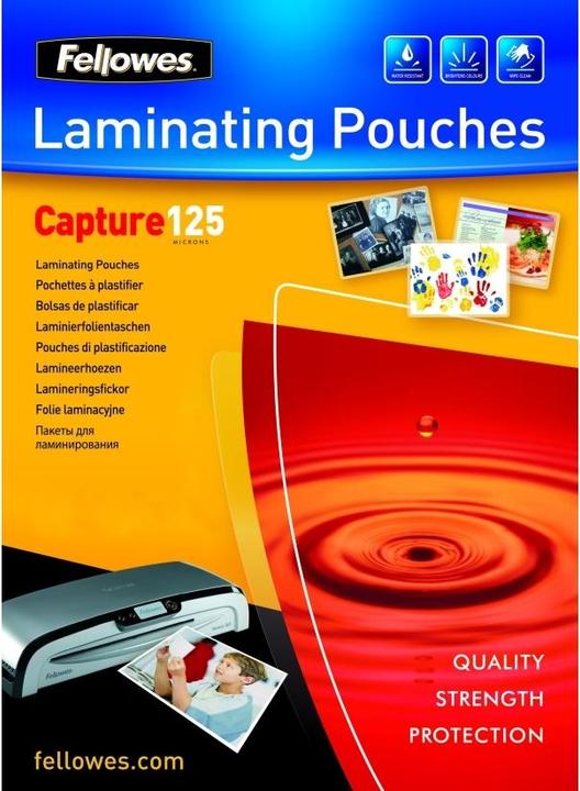 Produktbild Fellowes Capture 125, 75x105mm (ID-Kartenformat, 100 Stück, 125 µm)