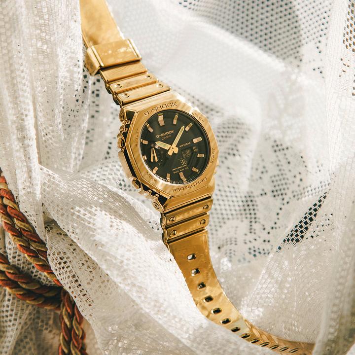 Immagine prodotto Casio GM-2100YMG-9AER (Orologio da polso analogico, Cronografo, Orologio sub, 49.30 mm)