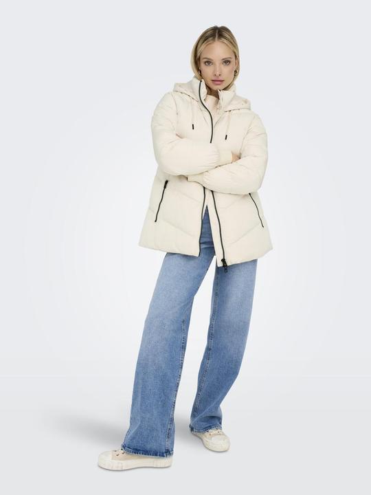 Actual product image Only Hooded quilted jacket Quilted coat (L)