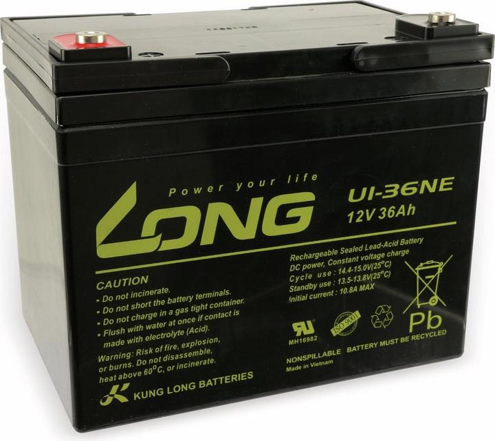 Produktbild Kung Long Bleiakku, 12V-/36Ah, U1-36NE (12 V, 36 Ah)