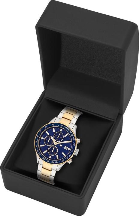 Actual product image Men's Chronograph Carthage II stainless steel silver/yellow gold - 23556 (Chronograph, 43 mm)