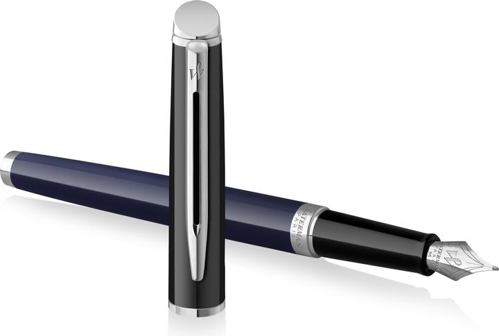 Image du produit Waterman 2202848 FH (Casquette noire, agrafe et éléments décoratifs plaqués palladium, Tige bleu foncé, 1 x)