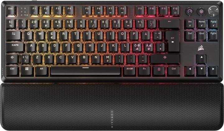 Actual product image Corsair K70 Core TKL RGB trådløst gaming keyboard (sort) (US, Wireless)