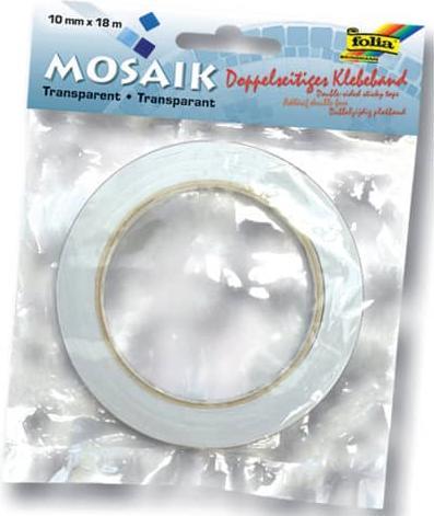 Actual product image Folia Double-sided adhesive tape, 10 mm x 18 m, transparent (10 mm)