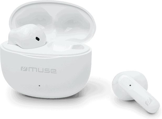 Muse | Auricolari True Wireless | M-270 TWS | Bluetooth | Bianco (16 h, Senza fili)