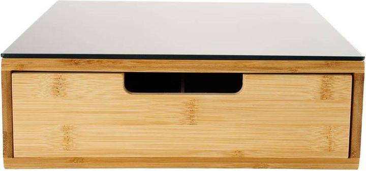 Image du produit JTI Boîte de rangement noire en bambou