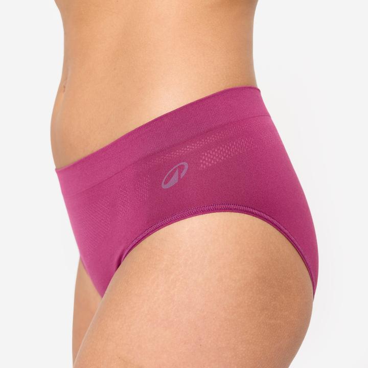 Image du produit Kalenji Lot de 3 culottes sans coutures Femme, Violet/Blanc/Bleu (M/L)