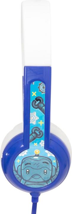 Actual product image Buddyphones kids headphones wired Discover (Blue)
