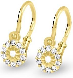 Brilio ChildrenÂ's earrings made of yellow gold with crystals 239 001 00516
