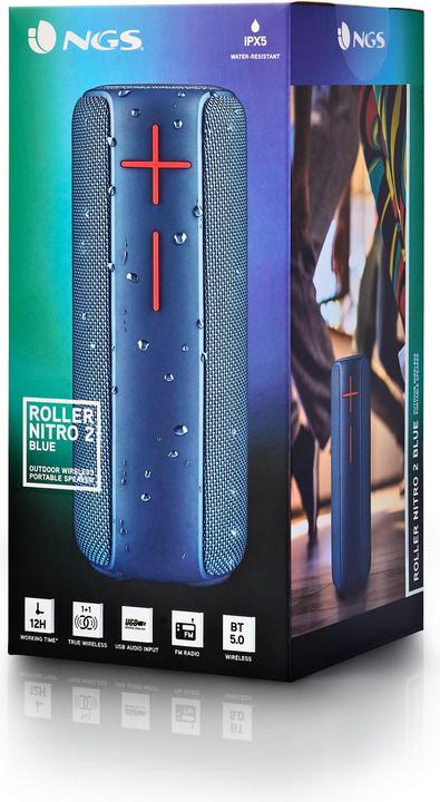 Image du produit NGS Trottinette nitro 2 blue (12 h, Alimentation via port USB)