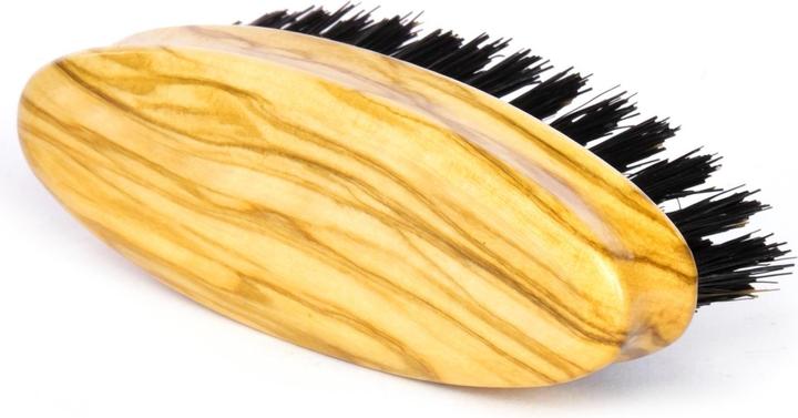 Bartbürste oval Olivenholz