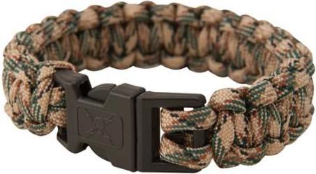 Actual product image United Cutlery Elite Forces Survival Bracelet Tan-Camo (ABS buckle, US military standard paracord (300 lb./ 136 kg))