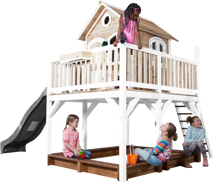 Immagine prodotto Axi Liam Playhouse marrone/bianco - Grey Slide