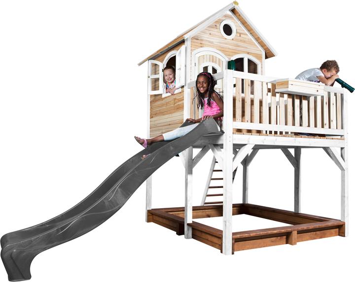 Immagine prodotto Axi Liam Playhouse marrone/bianco - Grey Slide