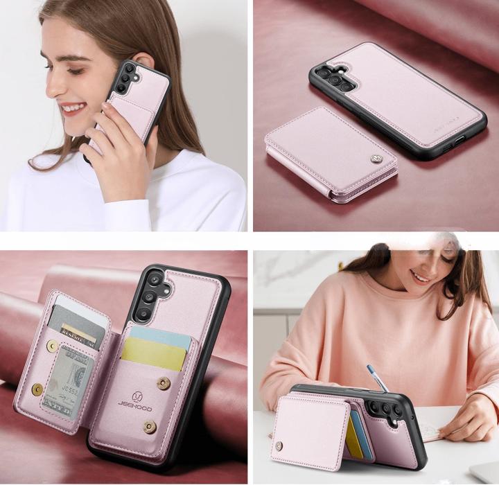 Image du produit Cover-Discount Galaxy A55 - Coque arrière 2 en 1 avec étui pour carte de crédit (Samsung Galaxy A55)
