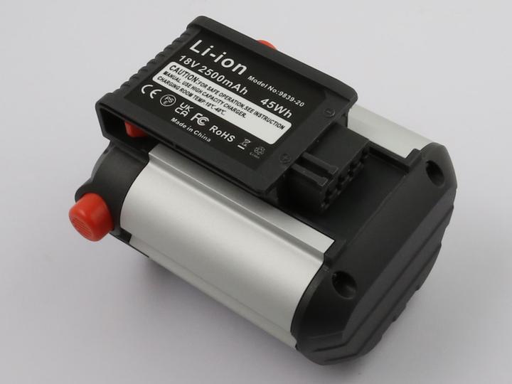 Actual product image AccuCell Battery suitable for Gardena HeartBeat System 18V, Li-ion, 18V, 2500mAh, 45Wh (18 V)