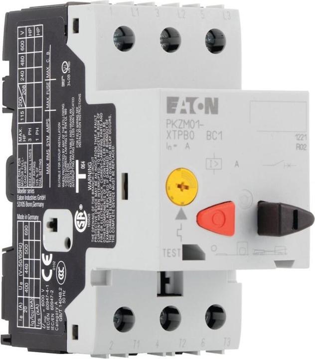 Actual product image Eaton Motor protective circuit breaker,8-12A