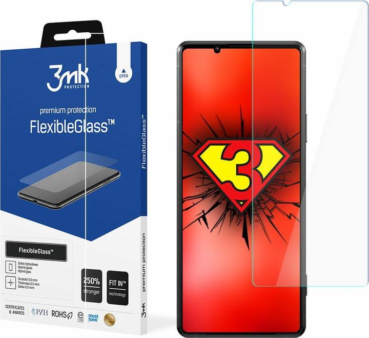 Actual product image 3MK FlexibleGlass Sony Xperia Pro I 5G hibridinis stiklas (1 Piece, Sony Xperia Pro)