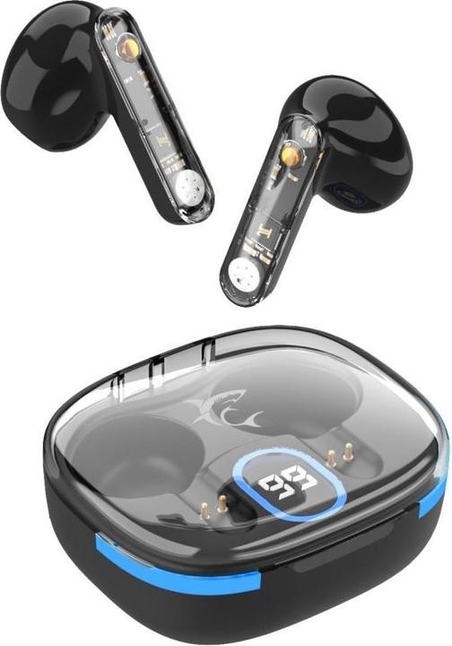 White Shark GEB-TWS37 HyperBeat Black (4 h, Wireless)