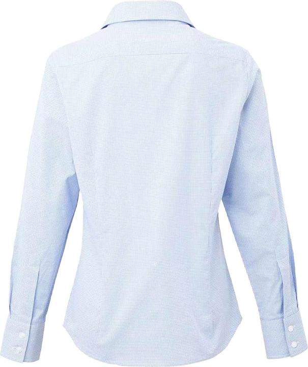 Actual product image Premier Womens/Ladies Gingham Long-Sleeved Shirt (36 D)