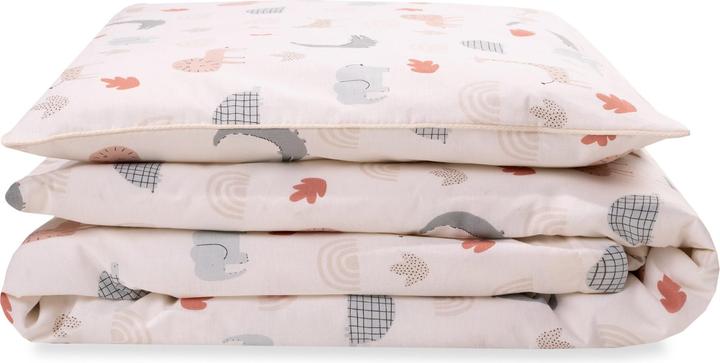 Actual product image Julius Zöllner Children's bed linen Organic Wild Friends 100x135 cm + 40x60 cm