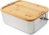Quttin ss Rechteckige Lunchbox mit Bambusdeckel 1500ml qu