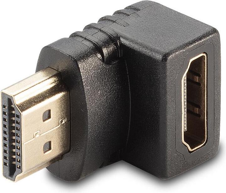 Image du produit Lindy Adaptateur d'angle 90 "inférieur" HDMI vers (HDMI, 4 cm)