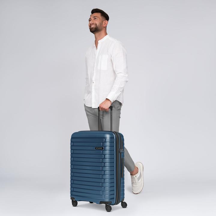 Produktbild Pactastic Collection 04 THE MEDIUM + 4 Rollen Trolley M 66 cm mit Dehnfalte (67 l, M (50 - 90l))
