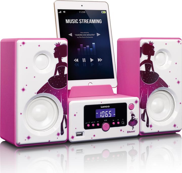 Actual product image Lenco MC-020 Princess (Bluetooth, 1x 10 W)