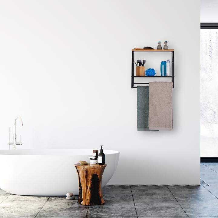 Image du produit Relaxdays Étagère murale (45,5 x 23 x 41,5 cm)