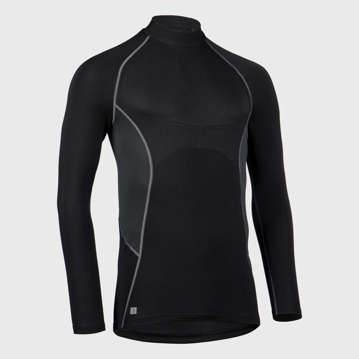 Kipsta Herren Rugby Funktionsshirt langarm - SS Trikot R500 schwarz