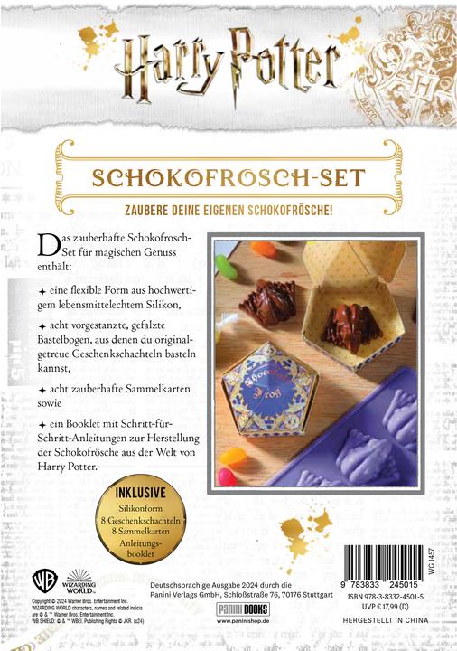 Produktbild Panini Harry Potter: Schokofrosch-Set (Deutsch, Panini, Barbara Knesl, 2024)