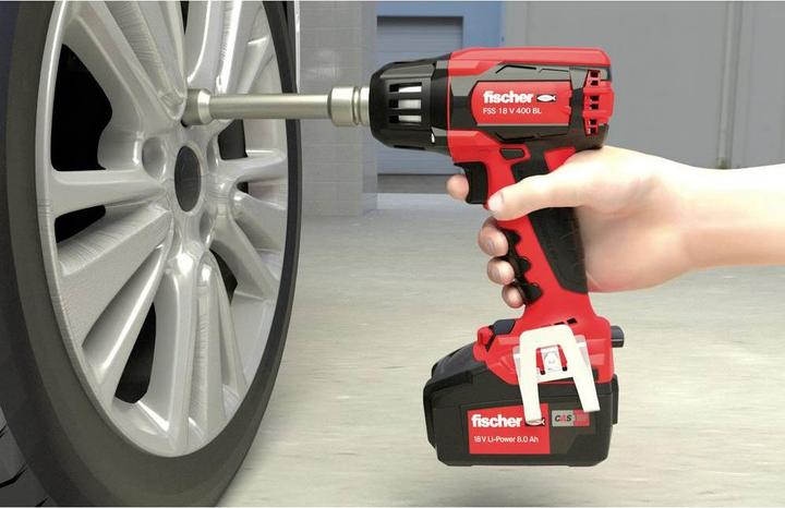 Produktbild Fischer FSS 18V 600 BL Akku Schlagschrauber 1/2" 600Nm Brushless Set 1 ( 552923 ) Solo + L-Boxx - oh (Akkubetrieb)