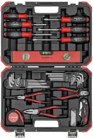 Actual product image Gedore Red red R38003043 Tool set measuring-cutting-screws 43 pieces (43 pieces)
