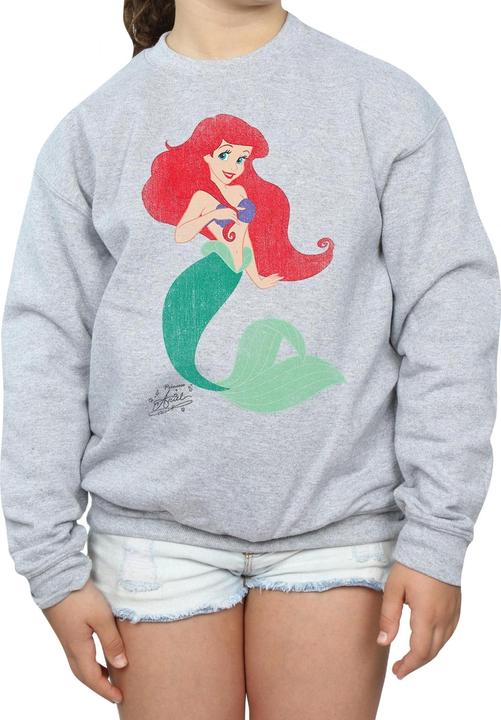 Actual product image Disney Princess Girls Classic Ariel Sweatshirt (152, 158)