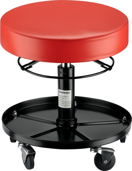 Produktbild Wiltec XPOtool Rollhocker höhenverstellbar 40,5-53,5cm Drehhocker bis 150kg Hocker (150 kg)