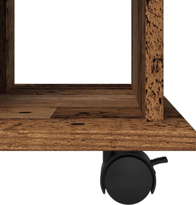 Actual product image VidaXL Rollcontainer Rollschrank Bürocontainer Büroschrank Schrank Altholz-Optik (60 x 45 x 60 cm)