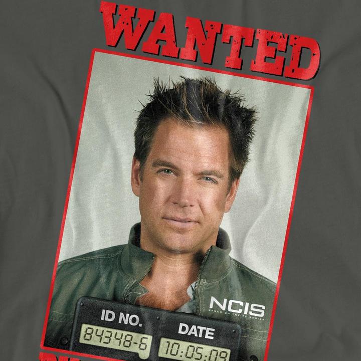 Actual product image Ncis Unisex Adult Wanted T-Shirt (L)