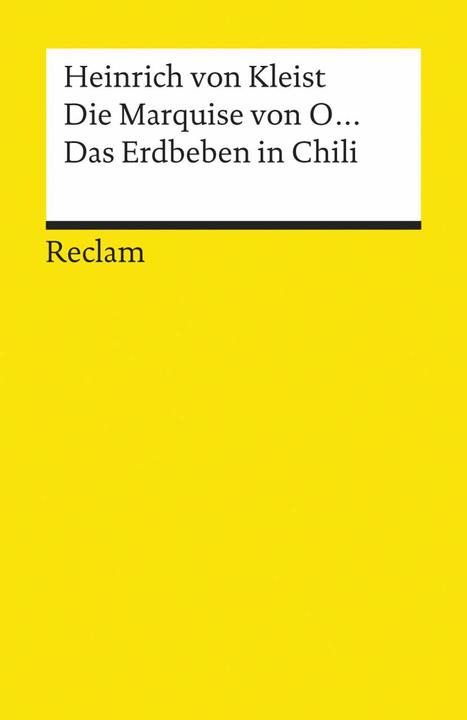 Immagine prodotto Die Marquise von O. Das Erdbeben in Chili (Tedesco, Enrico von Kleist, 1986)