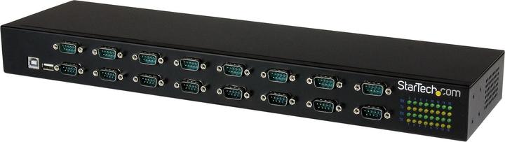 StarTech 16 Port USB to Serial Adpater Hub - Adaptateur de port USB vers RS232 avec connexion en série - (USB-A, 16 Ports)