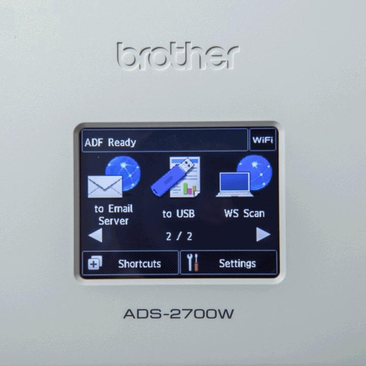 Actual product image Brother Ads-2700w (WLAN, LAN, USB)