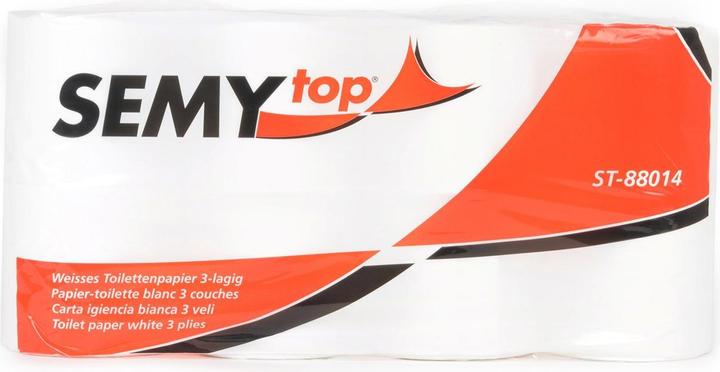 Actual product image Semytop Toilet paper 3 ply 250 sheets 7 pack (72 x)