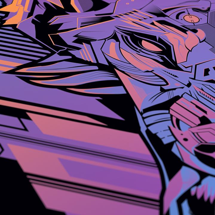 Produktbild Titanwolf Gaming Mauspad, XXXL Speed Mausmatte 1200 x 600 mm, Geschwindigkeit & Präzision, Vector Gradient (3XL)