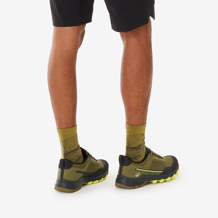 Image du produit Quechua Chaussettes randonnée - hike 500 high trendy khaki et gris x2 paires (39, 42)