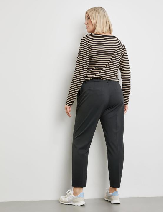 Produktbild Samoon Gepflegte 7/8 Hose mit Bügelfalten Greta Hose Tuch/Kombi verkürzt - 63544 (50)