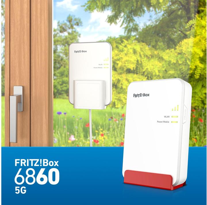 Actual product image AVM FRITZ!Box 6860 5G Edition International
