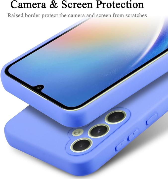 Produktbild Cadorabo Hülle für Samsung Galaxy A34 5G TPU im Liquid Schutz Silikon Design (Samsung Galaxy A34 5G)