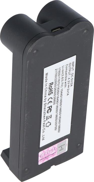 Immagine prodotto Efest SLIM K2 2-Schacht Li-Ion-Akkuladegerät (1 pz., Batteria + Caricabatterie)