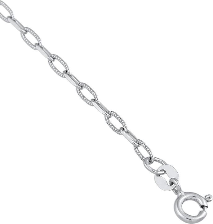 Immagine prodotto Elli Gioielli per i piedi Catena a maglie Basic in argento 925 (Argento 925, 22 cm)